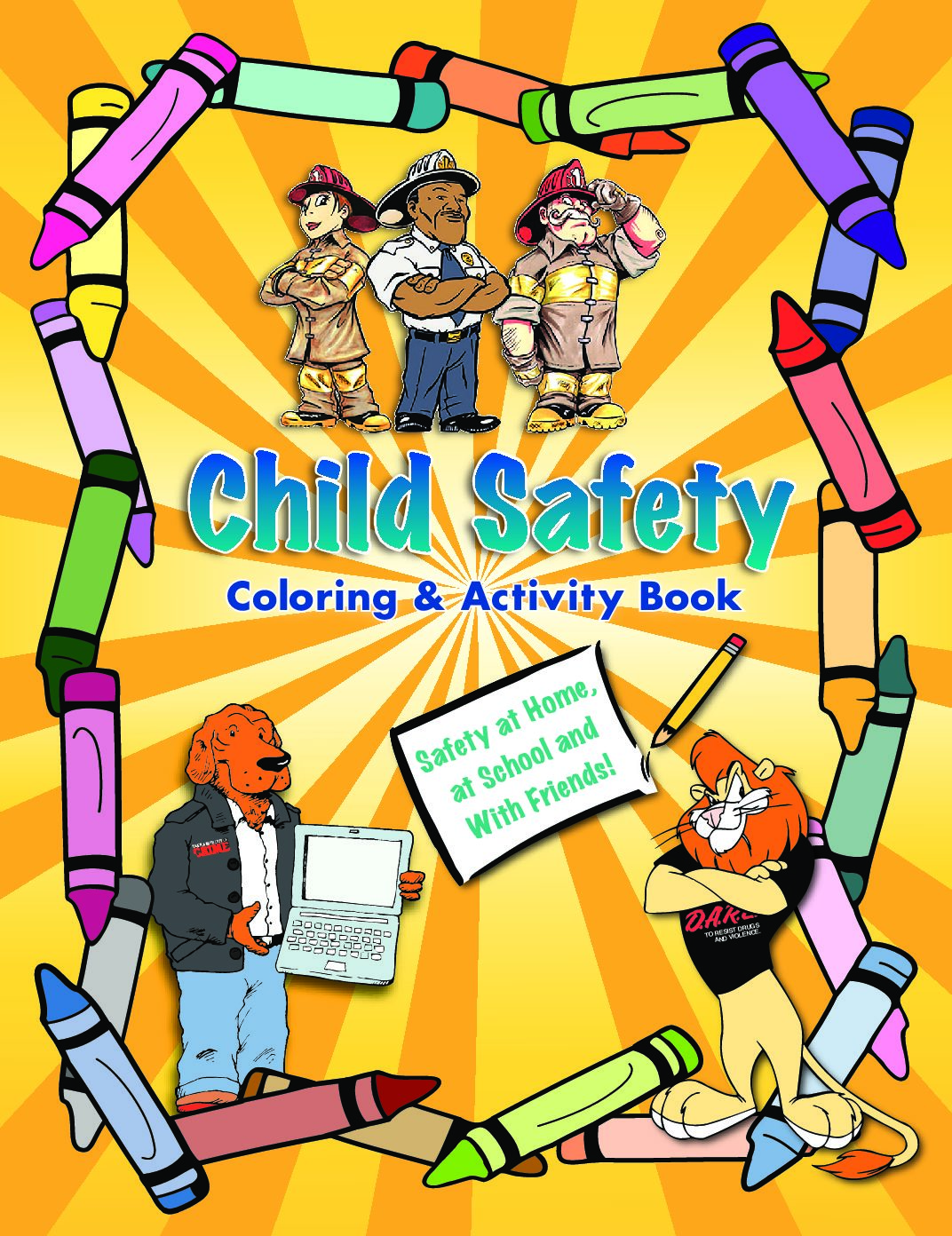 Child Safety Coloring BookColor The City of the Village of Douglas