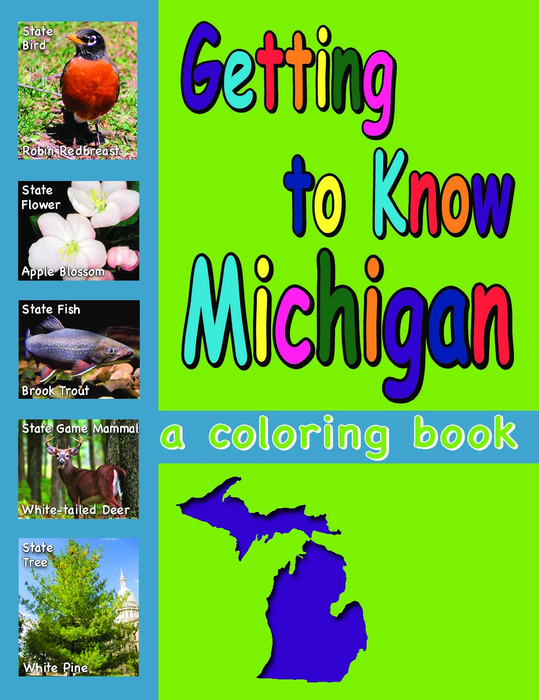 Getting To Know Michigan Coloring Book Color The City of the